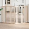 Barrière pour chien pliable à 2 panneaux 160 cm Bois de peuplier 561945561945