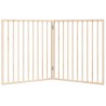 Barrière pour chien pliable à 2 panneaux 160 cm Bois de peuplier 561945561945