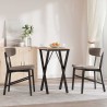 Pieds de table à manger cadre en X 40x40x73 cm acier 561951561951