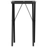 Pieds de table à manger cadre en X 40x40x73 cm acier 561951561951