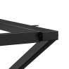 Pieds de table à manger cadre en X 40x40x73 cm acier 561951561951