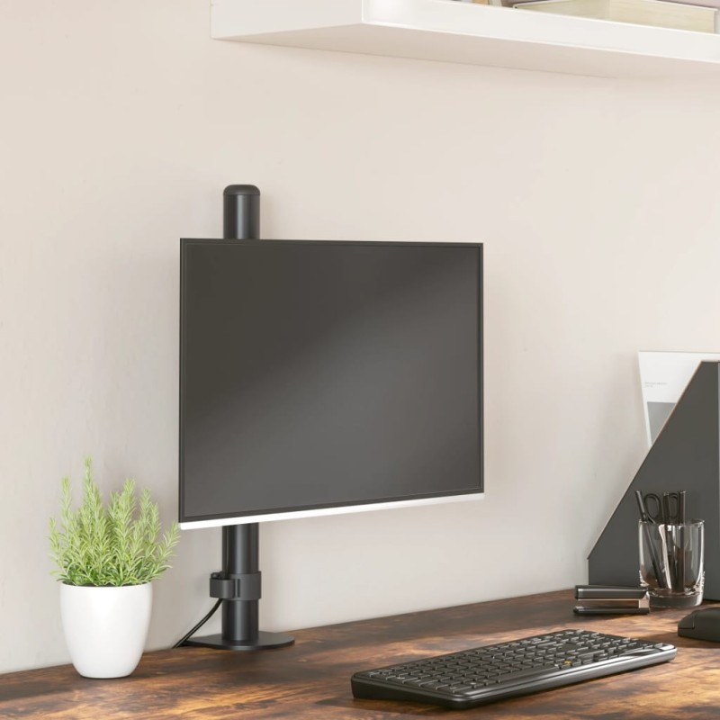 Support de moniteur noir acier VESA 75/100 mm 561952561952