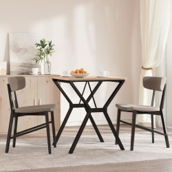 Pieds de table à manger cadre en Y 60x60x73 cm acier 561954561954