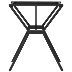Pieds de table à manger cadre en Y 60x60x73 cm acier 561954561954