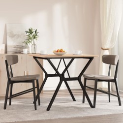 Pieds de table à manger cadre en Y 70x70x73 cm acier 561955561955