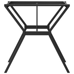 Pieds de table à manger cadre en Y 70x70x73 cm acier 561955561955