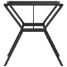 Pieds de table à manger cadre en Y 70x70x73 cm acier 561955561955