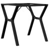 Pieds de table à manger cadre en Y 70x70x73 cm acier 561955561955
