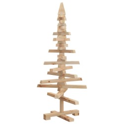 | Arbre de Noël en bois | naturel 90 cm Bois massif en pin 561956561956