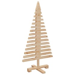 | Arbre de Noël en bois | naturel 90 cm Bois massif en pin 561956561956