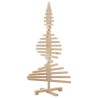 Arbre de Noël en bois pour décoration 120 cm bois massif de pin 561957561957