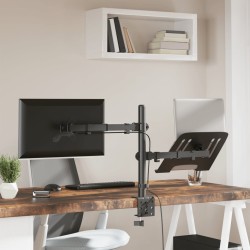 Support de moniteur noir acier VESA 75/100 mm 561958561958
