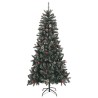 Sapin de Noël artificiel avec support Vert 240 cm PVC 561960561960