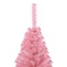 Demi sapin de Noël artificiel avec support Rose 120 cm PVC 561964561964