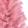 Demi sapin de Noël artificiel avec support Rose 120 cm PVC 561964561964