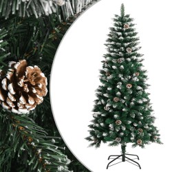 Sapin de Noël artificiel avec support Vert 120 cm PVC 561966561966