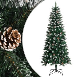Sapin de Noël artificiel avec support Vert 150 cm PVC 561968561968