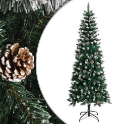 Sapin de Noël artificiel avec support Vert 240 cm PVC 561971561971