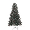 Sapin de Noël artificiel avec support Vert 180 cm PVC 561972561972