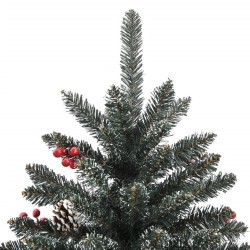 Sapin de Noël artificiel avec support Vert 180 cm PVC 561972561972