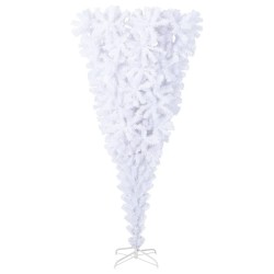 Sapin de Noël artificiel renversé avec support Blanc 240 cm 561973561973