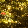 Arbres de Noël artificiels 2 pcs et couronne, guirlande et LED 561975561975