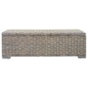 Boîte de rangement Gris 110 cm Rotin kubu naturel et acajou 561980561980