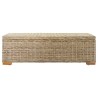 Boîte de rangement 110 cm Rotin kubu naturel et acajou solide 561981561981