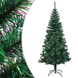 Sapin de Noël artificiel pointes iridescentes Vert 150 cm PVC 561986561986
