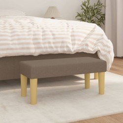 Banc Taupe 70x30x30 cm Tissu 561988561988