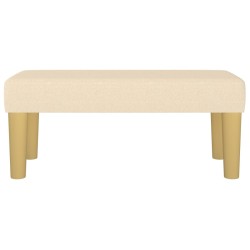 Banc Crème 70x30x30 cm Tissu 561989561989