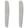 Oreille de tête de lit Gris clair 80 x 23 x 6 cm Velours 561990561990