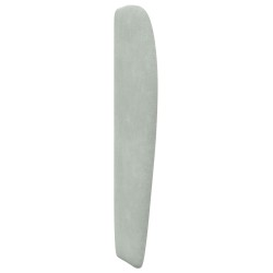 Oreille de tête de lit Gris clair 80 x 23 x 6 cm Velours 561990561990