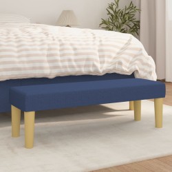 Banc Bleu 100x30x30 cm Tissu 561991561991