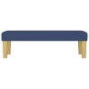 Banc Bleu 100x30x30 cm Tissu 561991561991