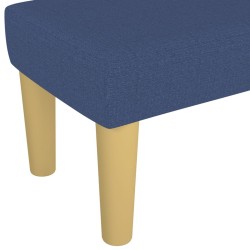 Banc Bleu 100x30x30 cm Tissu 561991561991