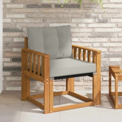 Canapé d’extérieur Bois d'acacia massif et Textilène 561998561998