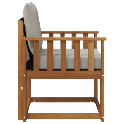 Canapé d’extérieur Bois d'acacia massif et Textilène 561998561998