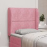 Oreille de tête de lit Rose 80 x 23 x 6 cm Velours 562003562003