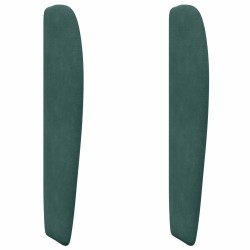 Oreille de tête de lit Vert 80 x 23 x 6 cm Velours 562011562011