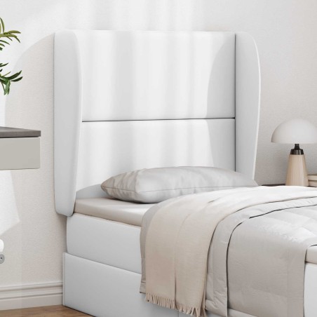 Oreille de tête de lit Blanc 80 x 23 x 6 cm PVC 562014562014