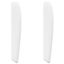 Oreille de tête de lit Blanc 80 x 23 x 6 cm PVC 562014562014