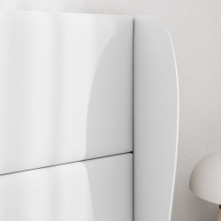 Oreille de tête de lit Blanc 80 x 23 x 6 cm PVC 562014562014