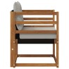 Canapé d’extérieur Bois d'acacia massif et Textilène 562040562040