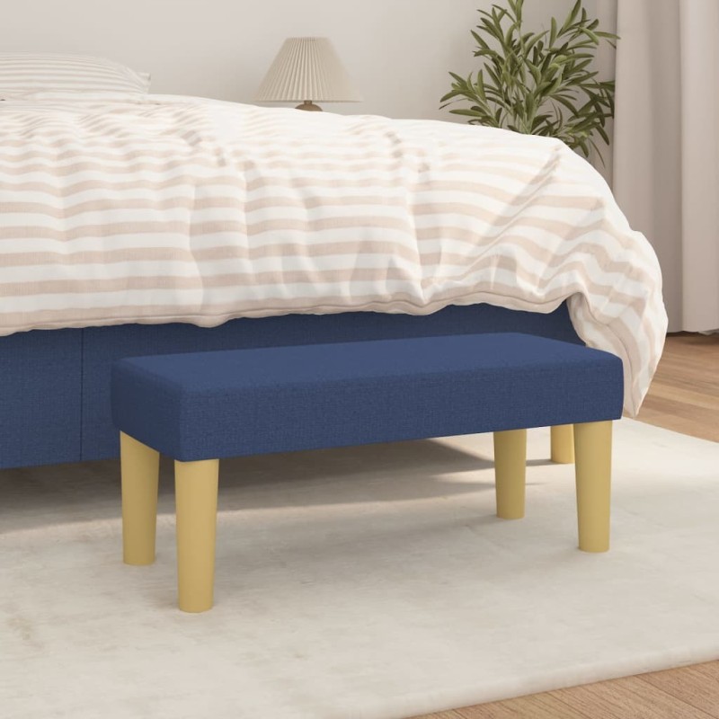 Banc Bleu 70x30x30 cm Tissu 562047562047