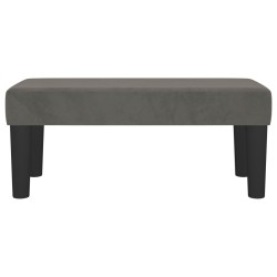 Banc Gris foncé 70x30x30 cm Velours 562049562049