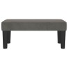 Banc Gris foncé 70x30x30 cm Velours 562049562049
