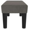 Banc Gris foncé 70x30x30 cm Velours 562049562049