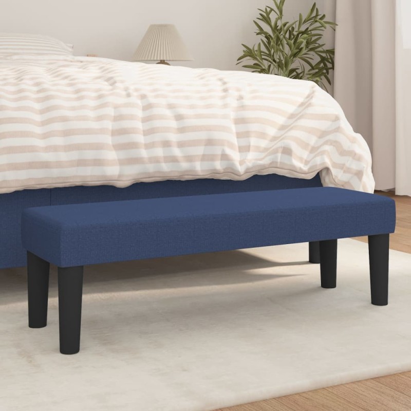 Banc Bleu 100x30x30 cm Tissu 562050562050