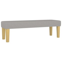 Banc Gris clair 100x30x30 cm Tissu 562051562051